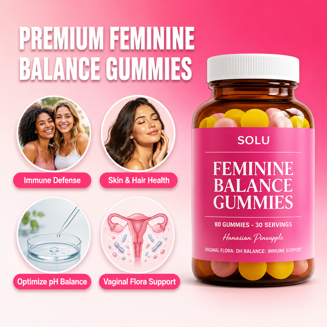 Solu Feminine Balance Gummies